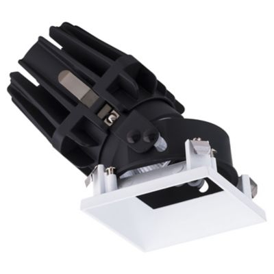 FQ 4-Inch LED Square Adjustable Trimless Trim with Light Engine