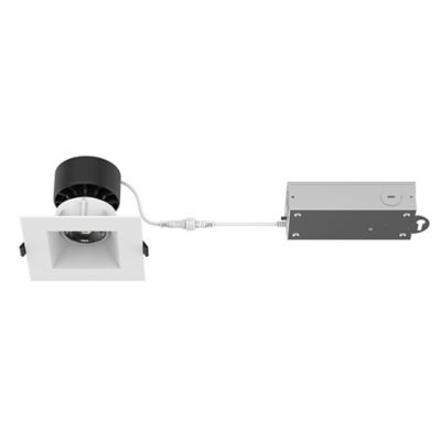 Kenric 3.5 Inch LED 5CCT Square Adjustable Trimmed Recessed Kit