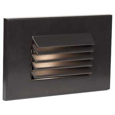 Horizontal Louvered Step & Wall Light(Bronze|Amber)-OPEN BOX