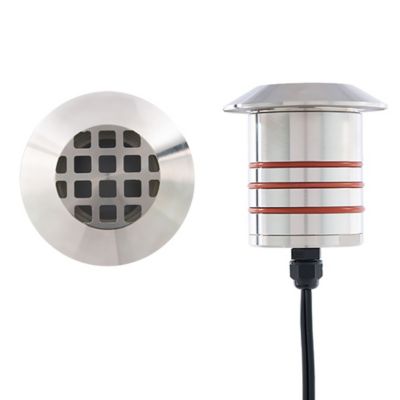 Colorscaping Round Louvered Outdoor LED Path Light