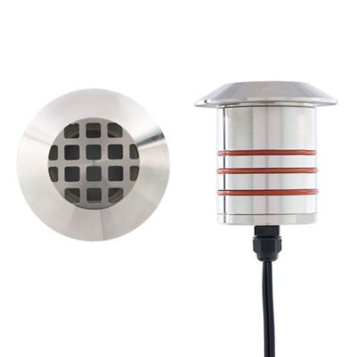 Inground Round Louvered Outdoor LED Path Light
