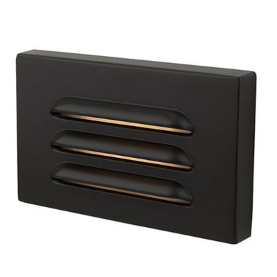 Horizontal 12V Indoor/Outdoor Louvered LED Step Light