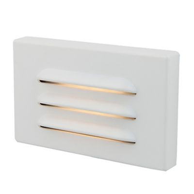 Horizontal 12V Indoor/Outdoor Louvered LED Step Light