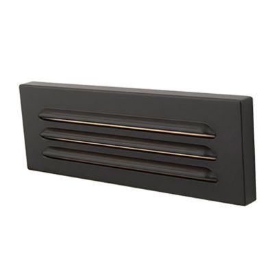 Horizontal 12V Indoor/Outdoor Louvered LED Step Light
