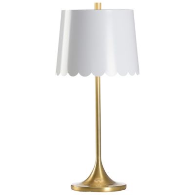 Mirasol Table Lamp (Brushed Brass with White) - OPEN BOX