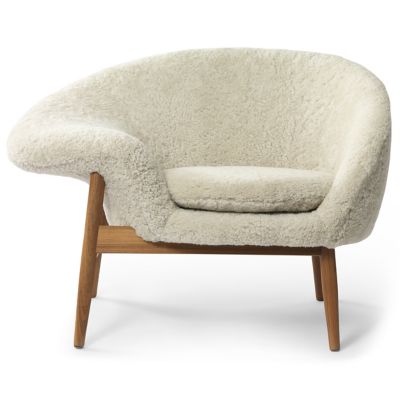 Fried Egg Left Lounge Chair (White) - OPEN BOX