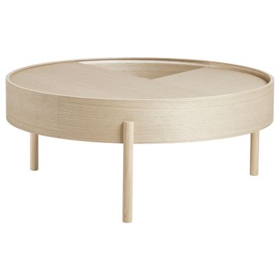 Arc Coffee Table (White Lacquered Ash|Large) - OPEN BOX