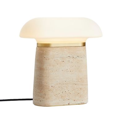 Nova Table Lamp (Ivory Travertine) - OPEN BOX