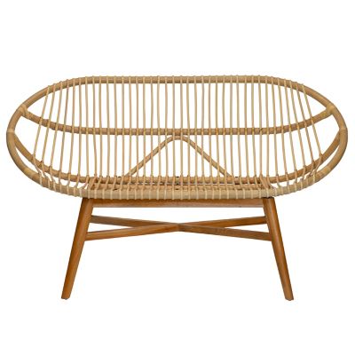 Emile Rattan Bench
