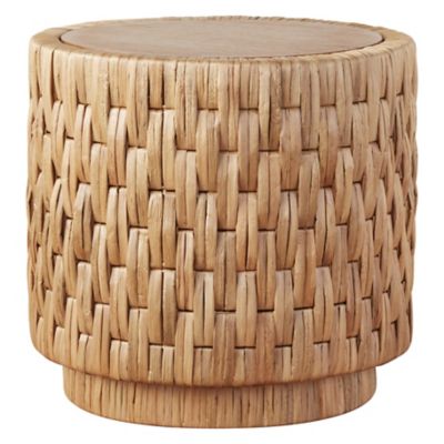 Puebla Woven Side Table