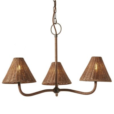 Delphine Wicker Chandelier