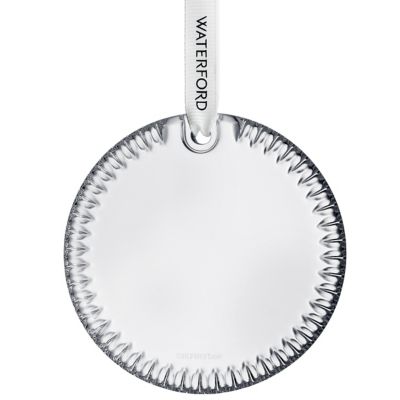 Christmas Crystal Disc Ornament