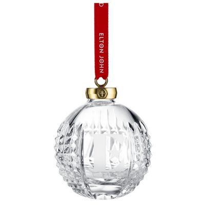 Elton John "E" Icon Bauble Ornament
