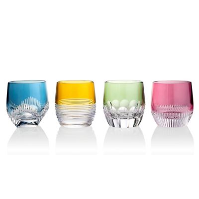 Mixology Mixed Colour Tumbler, Set of 4