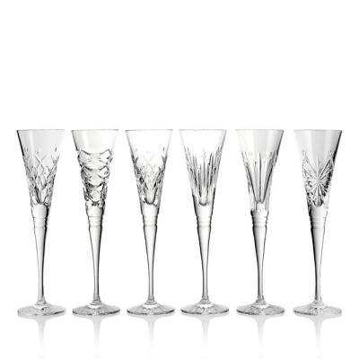 Winter Wonders Flutes, Set of 6