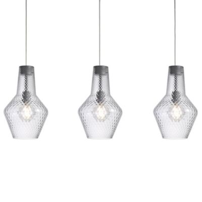 Romeo&Giulietta 3-Light Multi-Light Transparent Pendant