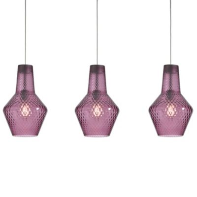 Romeo&Giulietta 3-Light Multi-Light Transparent Pendant