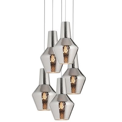 Romeo&Giulietta 5-Light Multi-Light Metallic Pendant