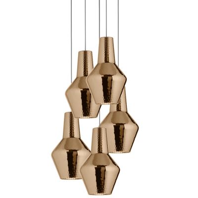 Romeo&Giulietta 5-Light Multi-Light Metallic Pendant