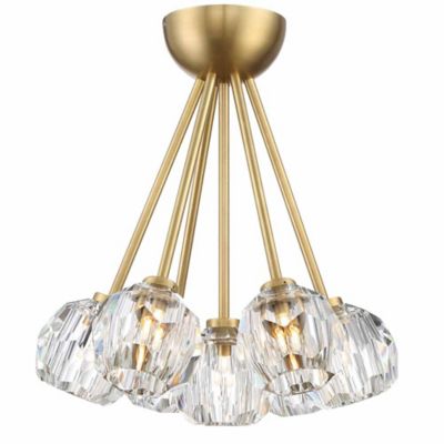 Parisian Pendant (Aged Brass|7 Lights) - OPEN BOX