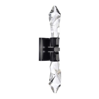 Angelus 2 Light Wall Sconce (Satin Brushed Black) - OPEN BOX