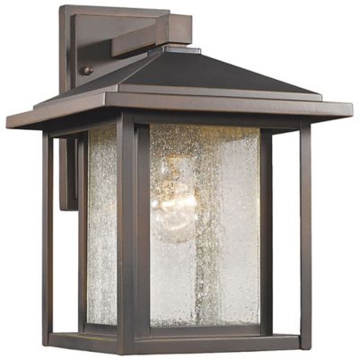 Davis Outdoor Wall Sconce (Oil Rubbed Bronze|13 In)-OPEN BOX