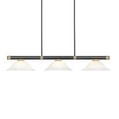 Rockford Flared Glass Linear Suspension