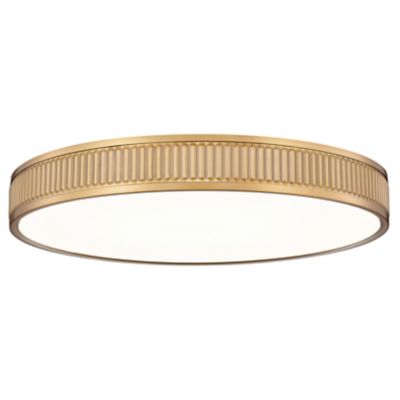 Greer LED Flushmount  (Modern Gold|Large) - OPEN BOX
