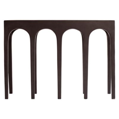 101 Copenhagen Bow Console Table in Brown, Size: Large