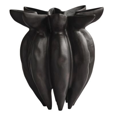 101 Copenhagen Lotus Vase in Brown, Size: Big