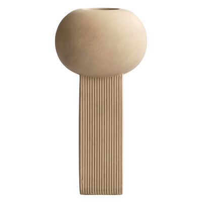 101 Copenhagen Empire Vase in Beige, Size: Small