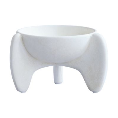 101 Copenhagen Wing Bowl in White, Size: Small