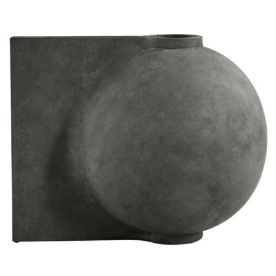 101 Copenhagen Offset Vase - Color: Grey - Size: Big - CPH111213