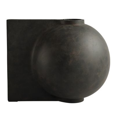 101 Copenhagen Offset Vase in Brown, Size: Big