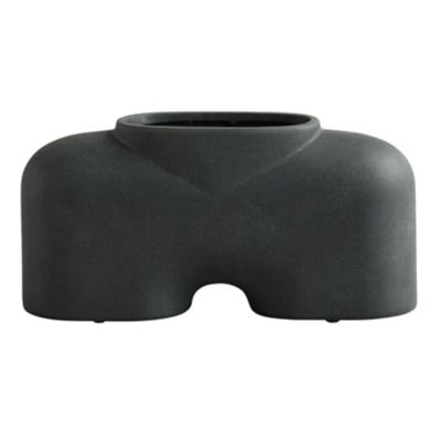 101 Copenhagen Cobra Fat Vase - Color: Black - CPH212004