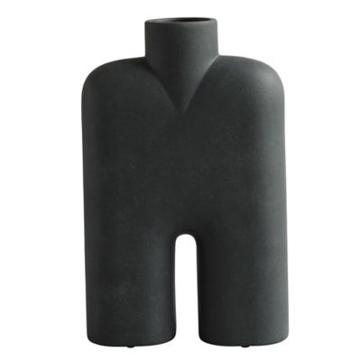 1012573018 101 Copenhagen Cobra Tall Vase - Color: Black - Si sku 1012573018