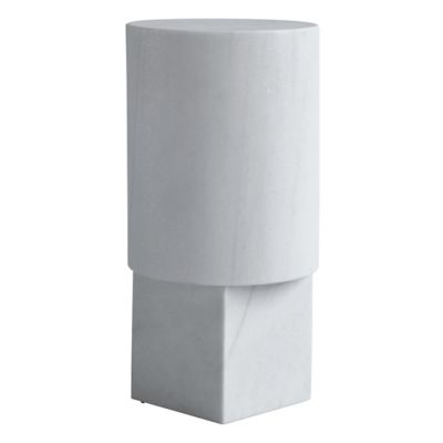 101 Copenhagen Column Side Table in White