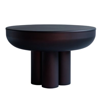 101 Copenhagen Crown Side Table in Black, Size: Low
