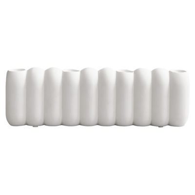 101 Copenhagen Tube Candle Holder - Color: White - Size: Medium - CPH223074