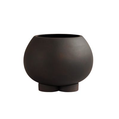 101 Copenhagen Urchin Plant Pot - Color: Brown - Size: Medium - CPH231003