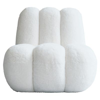 101 Copenhagen Toe Lounge Chair in White