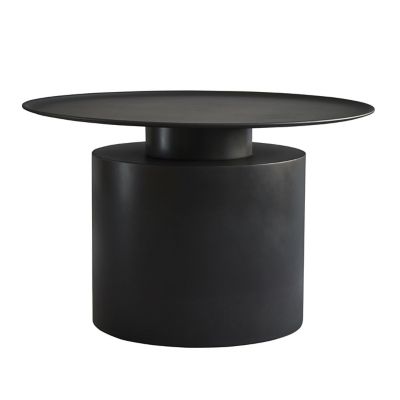 101 Copenhagen Pillar Table - Color: Black - Size: Low - CPH201025