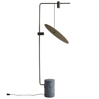 101 Copenhagen The Moon Floor Lamp in Brass