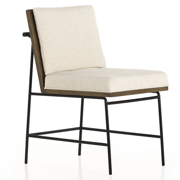 Four Hands Crete Dining Chair - Color: White - 108419-003