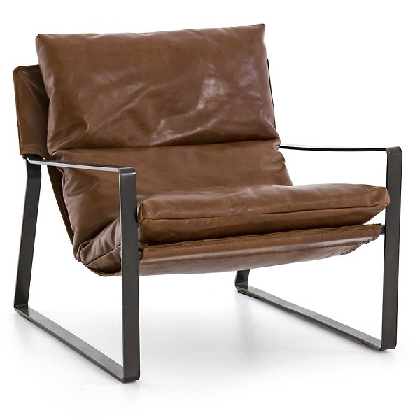 Four Hands Emmett Sling Chair - Color: Brown - 105995-010