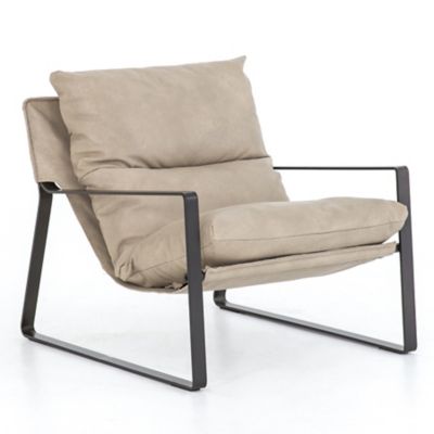 Four Hands Emmett Sling Chair - Color: Cream - 105995-014