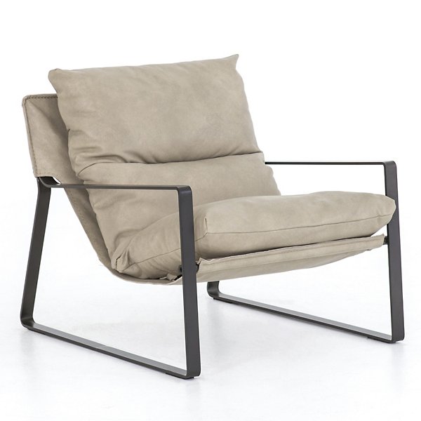 Four Hands Emmett Sling Chair - Color: Cream - 105995-014