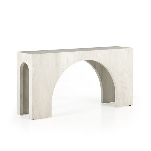 Four Hands Fausto Console Table - Color: White - 226801-001