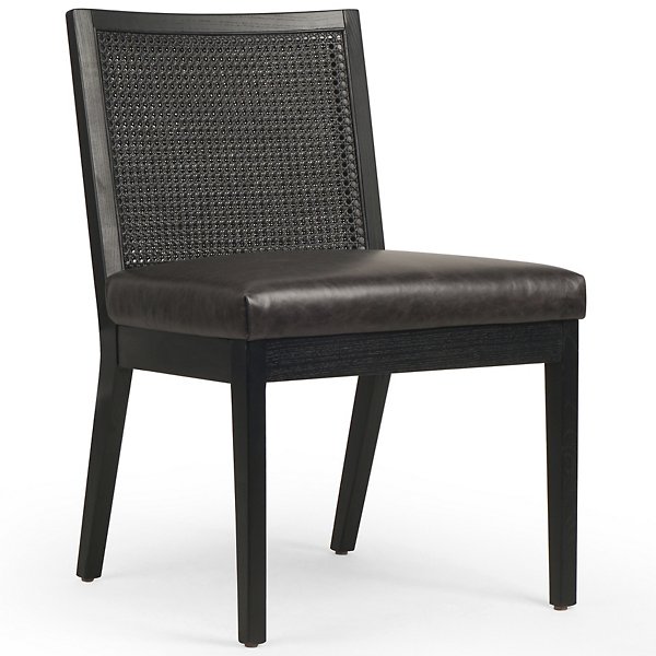 Four Hands Antonia Armless Dining Chair - Color: Black - 100054-011