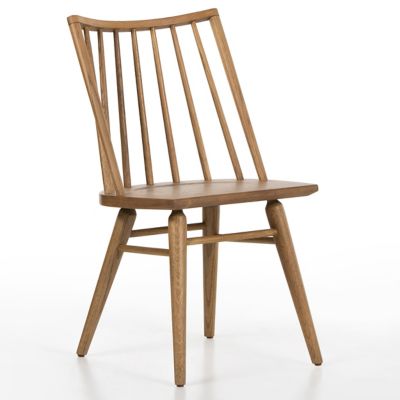 4HA2454045 Four Hands Lewis Windsor Chair - Color: Brown - 10 sku 4HA2454045